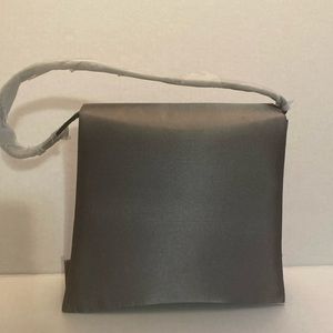 Satin evening bag
